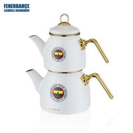 Fenerbahçe Lisanslı Arma Logo Çaydanlık - Thumbnail