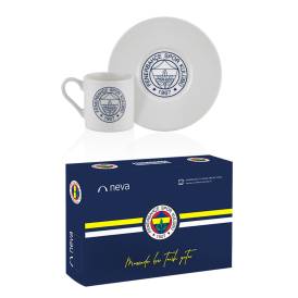 Fenerbahçe Lisanslı Logo 2'li Kahve Fincan Takımı - Thumbnail