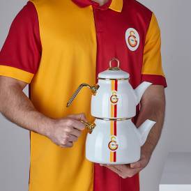 Galatasaray Çizgili Çaydanlık - Thumbnail