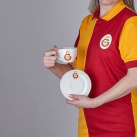 Galatasaray Lisanslı Klasik Logo 2'li Çay Fincan Takımı - Thumbnail