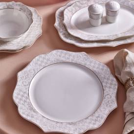 Berry Romantic 28 Pieces 6 Person Dinnerware- Crow's Feet - Thumbnail