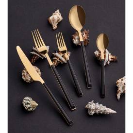 Neva - Bitter Gold 30 Piece Fork-Spoon-Knife Set