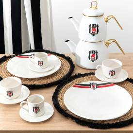 Beşiktaş Lisanslı Klasik Logo 15 Parça Taraftar Kombin - Thumbnail