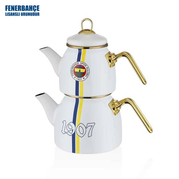 Fenerbahçe Lisanslı Taraftar Arma Logo 2 Kişilik 7 Parça Çay Seti