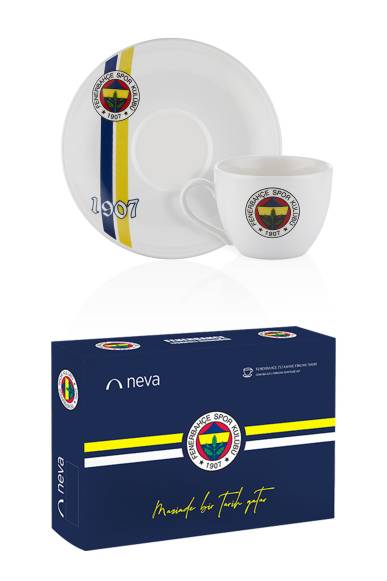 Fenerbahçe Lisanslı 12 Parça 6 Kişilik Çay Fincan Takımı