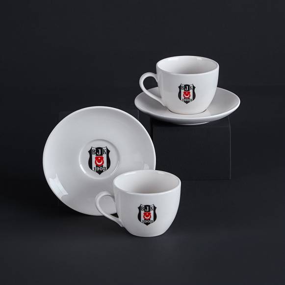 Beşiktaş Lisanslı 12 Parça 6 Kişilik Çay Fincan Takımı