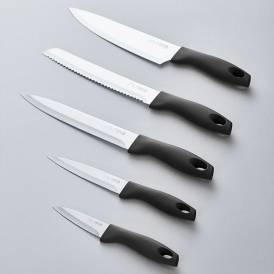 Neva - Siyah 5li Bıçak Seti